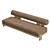 Vigo Teak Sofa 3D Model 3D model small image 4