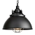 Industrial Helmut Pendant Light - Long 3D model small image 1