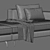 Marac Elvis Luxury Sofa Set 3D model small image 5