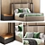 Modern Bed Gala Version Corona 3D model small image 4