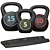 Zeny HDPE Kettlebell Set Rack 3D model small image 4