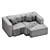 Aront Mini Corner Sofa, Various Materials 3D model small image 6