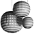 Nelson Ball Bubble Pendant Lamp 3D model small image 4