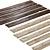 Vintage Wooden Boards Set 24 3D model small image 3