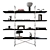 Versatile Ikea Ęńetri Bookcase 3D model small image 1