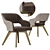 Modern Mirage 36 Dining Set 3D model small image 6