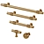 Brass Grove Handles & Knobs 3D model small image 4