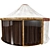 Sleek Modern Yurt Design 3D model small image 1