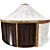 Sleek Modern Yurt Design 3D model small image 3