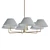 Elegant Harriett Chandelier 3D model small image 1