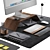 Modern Apple Workstation Set 3D model small image 3