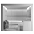 Modern Home Sauna Set, L250xW250xH220cm 3D model small image 7