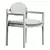 Sleek Jens Risom Chair Model 3D model small image 4