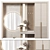 Modern Wood Hallway Set 3D model small image 1