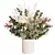 Eucalyptus Bouquet with White Roses 3D model small image 1