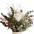 Eucalyptus Bouquet with White Roses 3D model small image 4