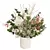 Eucalyptus Bouquet with White Roses 3D model small image 5