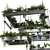 High-Quality Hanging Plant Set 3D model small image 5