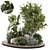 Outdoor Garden Bush Tree Set 3D model small image 4