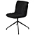  Sleek Leather Armless Chair DS 525 3D model small image 2