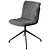  Sleek Leather Armless Chair DS 525 3D model small image 3