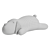 Snuggly Sleeping Dog Plush Toy 3D model small image 3