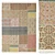 Colorful Patchwork Printed Area Rug 3D model small image 1