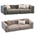 Modern Bolia Cosima Sofa 3D 3D model small image 2