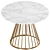 Lillian Dining Table White Marble 3D model small image 2