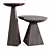 Modern Pyramid Coffee Tables Set 3D model small image 4