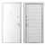 Luxury Metal Door Set, 900x2050mm 3D model small image 4