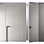  Sleek Invisible Door with Handles 3D model small image 1