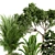 Premium Indoor Plants Set97 Model 3D model small image 4
