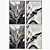 Modern Art Set with Frames 3D model small image 2