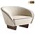 Modern Chic Segno Chair 3D model small image 1