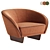 Modern Chic Segno Chair 3D model small image 2
