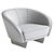 Modern Chic Segno Chair 3D model small image 4