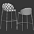 Modern Princeton Barstool Boconcept 3D model small image 4