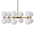 Modern Molecule Chandelier, 80x33cm 3D model small image 1