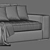 Marac Gordon 3-Seater Sofa Luxury 3D model small image 5