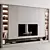 Modern TV Wall 3D Model 3D model small image 1