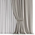 Folded Curtain 009 3D model small image 2