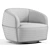 Sleek 2015 Sumo Lounge Chair 3D model small image 5