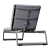 Elegant Yoko Sun Lounger Relaxation 3D model small image 5