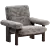 Sheepskin Brasilia Lounge Chair 3D model small image 1