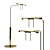 Elegant CASABLANCA Floor Lamp 3D model small image 3