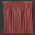 Unique 3D Curtain Design 3D model small image 3