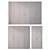 Metal Wood Gray Bingo Wardrobe 3D model small image 5