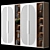 Modular Wardrobe & Shelf 120 3D model small image 2