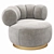 Luxury Eichholtz Design Swivel Chair 3D model small image 1